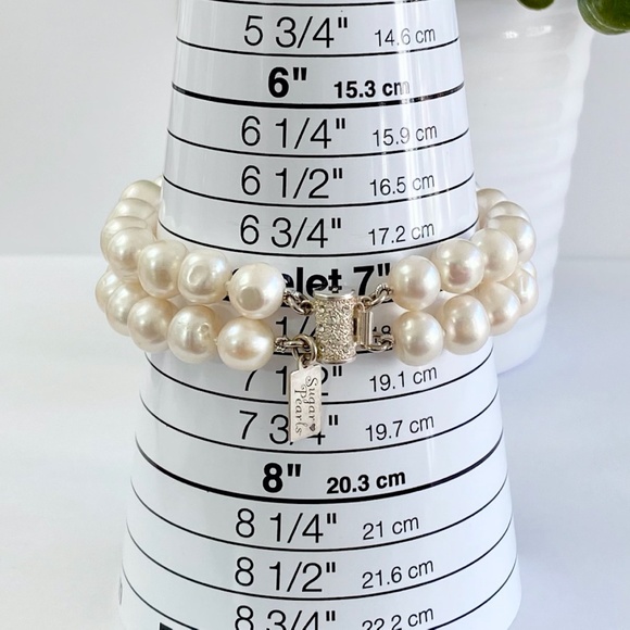 Freshwater Pearl Double Strand Bracelet - Picture 5 of 5